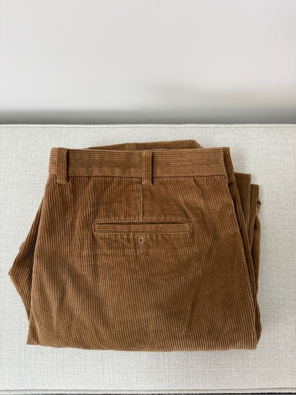 Brooks Brothers Elliot Tan Corduroy Pants 44 x 34